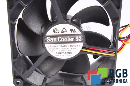 9A0924S4011 SANYO DENKI 92X92X25MM, 24V VENTILATORE