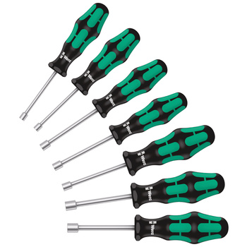 ASSORTIMENTO DI GIRAVITE-CHIAVE A BUSSOLA ESAGONALE, 7 PEZZI 05029510001 WERA 395 HO/7 SM