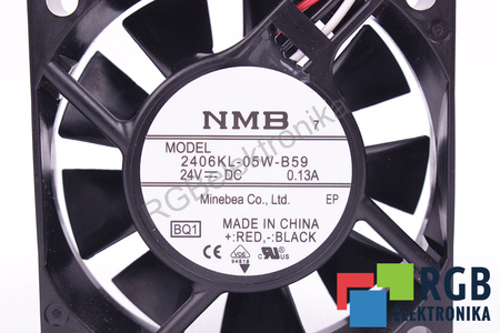 A90L-0001-0506#105 FANUC 2406KL-05W-B59 60X60X15MM, 24V, 0.13A VENTILATORE