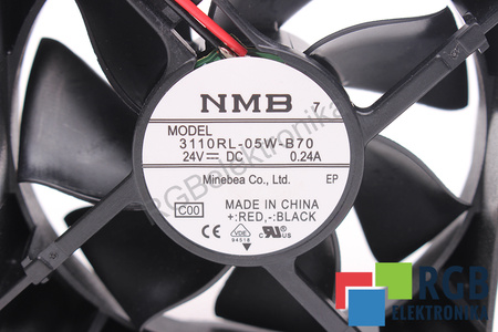 3110RL-05W-B70 MINEBEA 80X80X25MM, 24V VENTILATORE