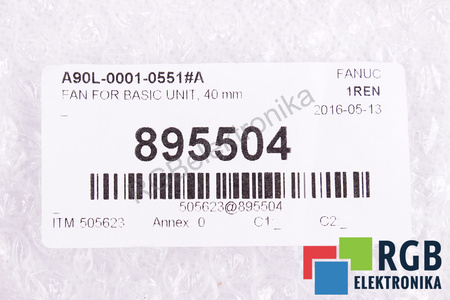 A90L-0001-0551#A FANUC 1608VL-05W-B49 VENTILATORE