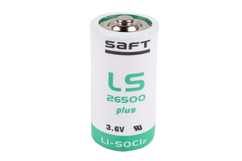 LS26500PLUS SAFT C R14 8500MAH, 3.6V, 26X50.4MM BATTERIA