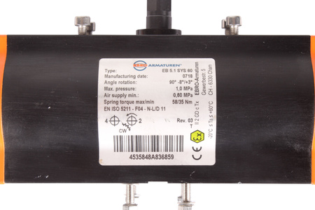 EB5.1SYS60 EBRO ARMATUREN ATTUATORE PNEUMATICO