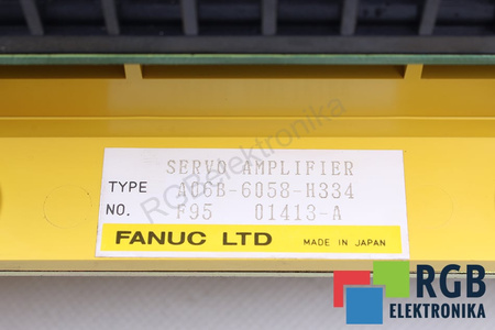 A06B-6058-H334 FANUC SERVO AMPLIFIER