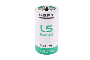 LS26500 SAFT C/R14 7.7MAH, 3.6V, 26X50.4MM BATTERIA