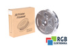1,75MM ABS PRO FILAMENT 0.5KG BLACK FLASHFORGE DIMENSIONE ESTERNA DELLA BOBINA 180MM, DIMENSIONE INTERNA DELLA BOBINA 50MM, LARGHEZZA DELLA BOBINA 45MM