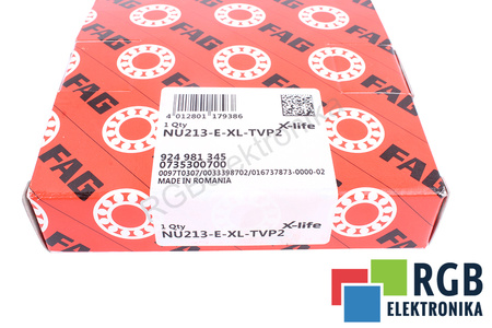 NU213-E-XL-TVP2 FAG 4900RPM, 7100RPM, 65X120X23 128KN, 120KN CUSCINETTO A RULLI