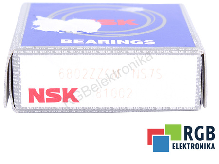 6802ZZCM NSK 26000RPM, 15X24X5, 2.08KN CUSCINETTO