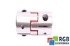 YH10-65-24-24-90 D=65MM D1/D2=24/24MM L=90MM ALUMINIUM GIUNTO ELASTICO A GRIFFE