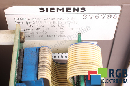 6RA2120-6DS20-1B SIEMENS SIMOREG D460/35