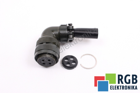 SPINA ANGOLATA FEMMINA A06B-6079-K815#E PER AZIONAMENTI SERVO ALPHA IS / ALPHA IF FANUC 4 PIN SOSTITUTO
