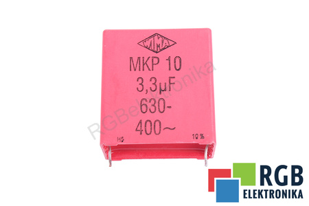 CONDENSATORE MKP10 WIMA 3.3UF, 630/400V