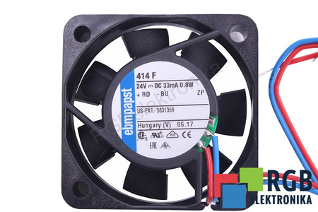 414F EBM PAPST 40X40X10MM 24VDC VENTILATORE