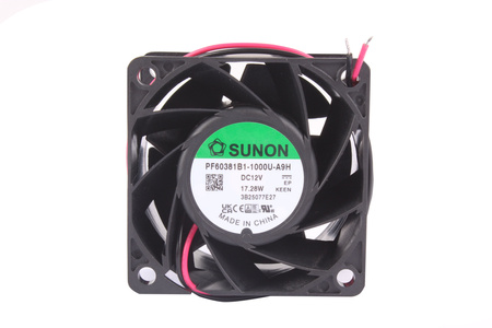 PF60381B1-1000U-A9H SUNON 60X60X38MM 12V 17.28W VENTILATORE