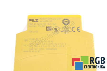 PNOZ X1 24VAC/DC 3N/O 1N/C PILZ 774300 RELE DI SICUREZZA