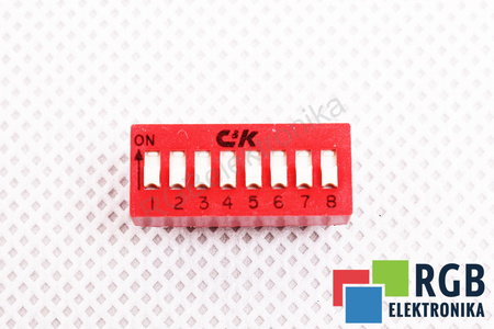 CONNETTORE 8DIP SWITCH C&K