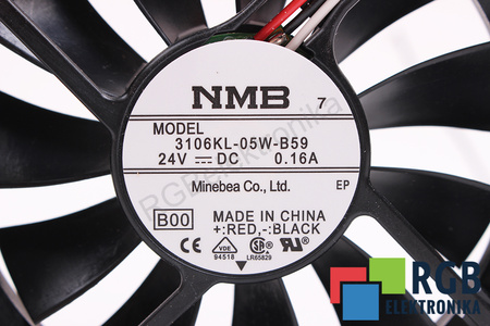 3106KL-05W-B59 NMB TECHNOLOGIES 80X80X15MM, 24V, 0.16A VENTILATORE