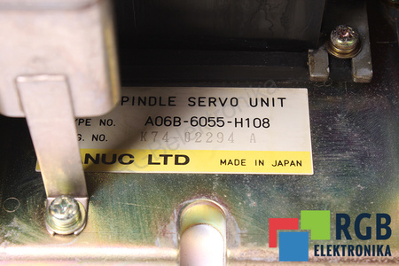 A06B-6055-H108 FANUC AC SPINDLE SERVO UNIT