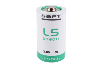 LS33600/STD SAFT D 17000MAH, 3.6V, 33.3X61.3MM BATTERIA