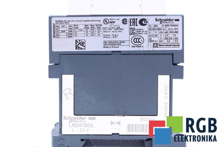 LC1D12BD SCHNEIDER ELECTRIC 24VDC 690V 25A