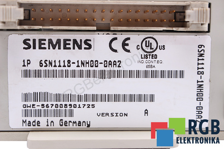 6SN1118-1NH00-0AA2 SIEMENS SIMODRIVE 611 VERSION A