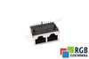 CONNETTORE 615016137621 WURTH ELEKTRONIK JACK RJ45 2 PORTY