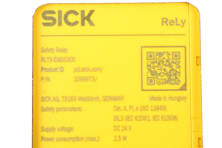 RLY3-EMSS300 SICK 1099973 RELE DI SICUREZZA
