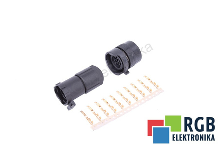 SPINA DI SEGNALE I/O HR34B-12WPA-10S(71) XM-JN1DS10SL-M-D-C FANUC 10 PIN SOSTITUTO