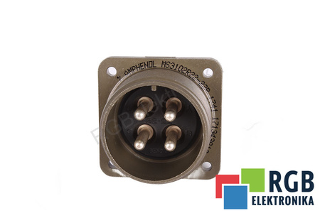 PRESA DI ALIMENTAZIONE MS3102R22-22P AMPHENOL CORPORATION 4PIN