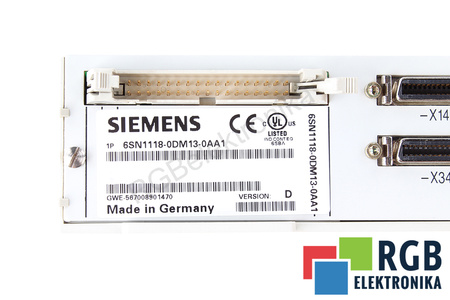 6SN1118-0DM13-0AA1 SIEMENS SIMODRIVE 611-D VERSION D