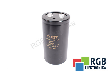 CONDENSATORE ALS30A332NP450 KEMET 3300UF, 450V, 76MM, 145MM