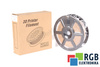 1,75MM WOOD FILAMENT 0.5KG LIGHT FLASHFORGE DIMENSIONE ESTERNA DELLA BOBINA 180MM, DIMENSIONE INTERNA DELLA BOBINA 50MM, LARGHEZZA DELLA BOBINA 45MM