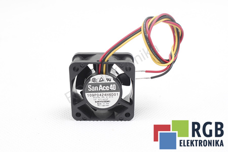 109P0424H6D01 SANYO DENKI SANACE40 40X40X20MM, 24V VENTILATORE