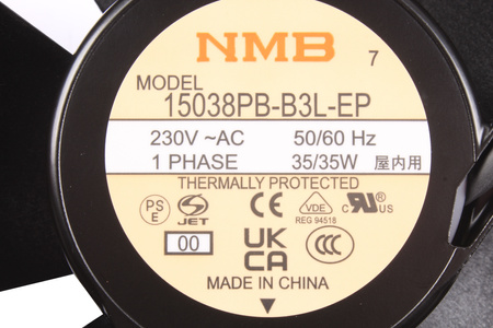 15038PB-B3L-EP NMB TECHNOLOGIES 230V VENTILATORE