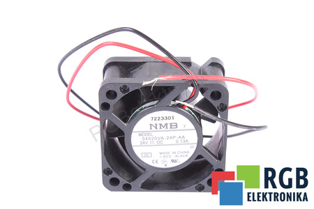 04020VA-24P-AA NMB TECHNOLOGIES 40X40X20MM, 24V, 0.13A VENTILATORE