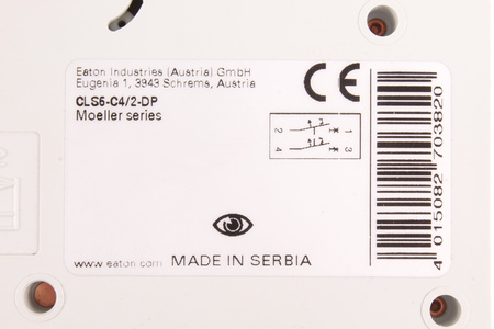 CLS6-C4/2-DP EATON 270382 INTERRUTTORE MAGNETOTERMICO
