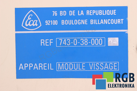 VISBRO V13.02 ECA 743-0-38-000
