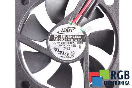 AD0524MB-G70 ADDA 50X50X10MM, 24V, 0.10A VENTILATORE