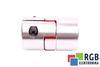 YH10-30-10-10-50 D=30MM D1= D2=10MM L=50MM ALUMINIUM GIUNTO ELASTICO A GRIFFE