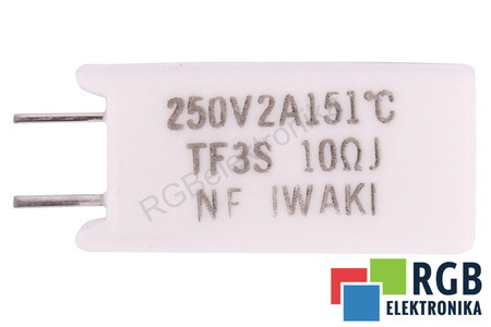 RESISTORE RES-10-OHM-3W-12-8-25 IWAKI TF3S 10 OHM 10OHM