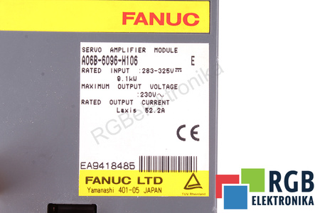 A06B-6096-H106 FANUC SERVO AMPLIFIER MODULE