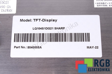 LQ104S1DG21 SHARP 10.4" MATRICE LCD