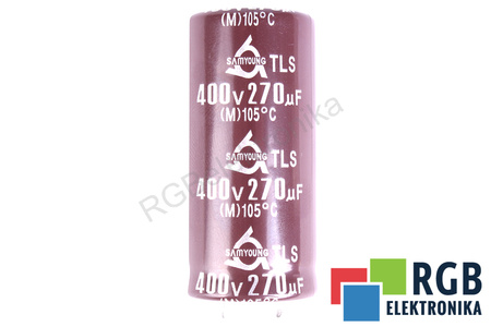 CONDENSATORE TLS400VS270M22X45 SAMYOUNG ELECTRONICS 270UF, 400V