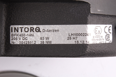 BFK458-14N INTORQ 00425812 53W 35NM FRENO