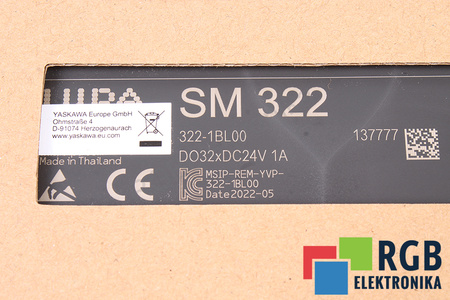 322-1BL00 YASKAWA VIPA SM322 EQUIVALENTE 6ES7322-1BL00-0AA0