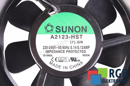 A2123-HST(7).GN SUNON A2123-HST 120X120X38MM 230V VENTILATORE