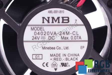A90L-0001-0510 FANUC 04020VA-24M-CL 40X40X20MM, 24V VENTILATORE