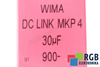 CONDENSATORE DCMKP4-30U/900 WIMA 30UF, 900V, DC, LINK, MKP4