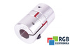 YH10-30-10-14-50 D=30MM D1/D2=10/14MM L=50MM ALUMINIUM GIUNTO ELASTICO A GRIFFE