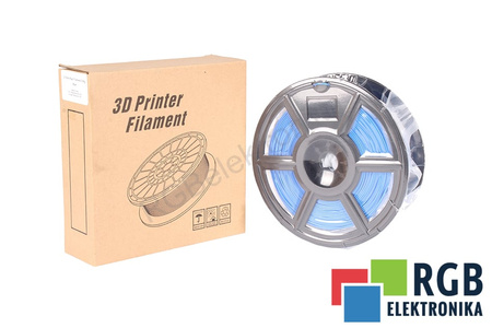 1,75MM PEARL FILAMENT 0.5KG BLUE FLASHFORGE DIMENSIONE ESTERNA DELLA BOBINA 180MM, DIMENSIONE INTERNA DELLA BOBINA 50MM, LARGHEZZA DELLA BOBINA 45MM
